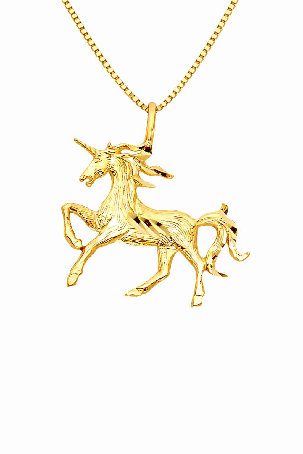 14KT Gold Unicorn Heirloom Necklace