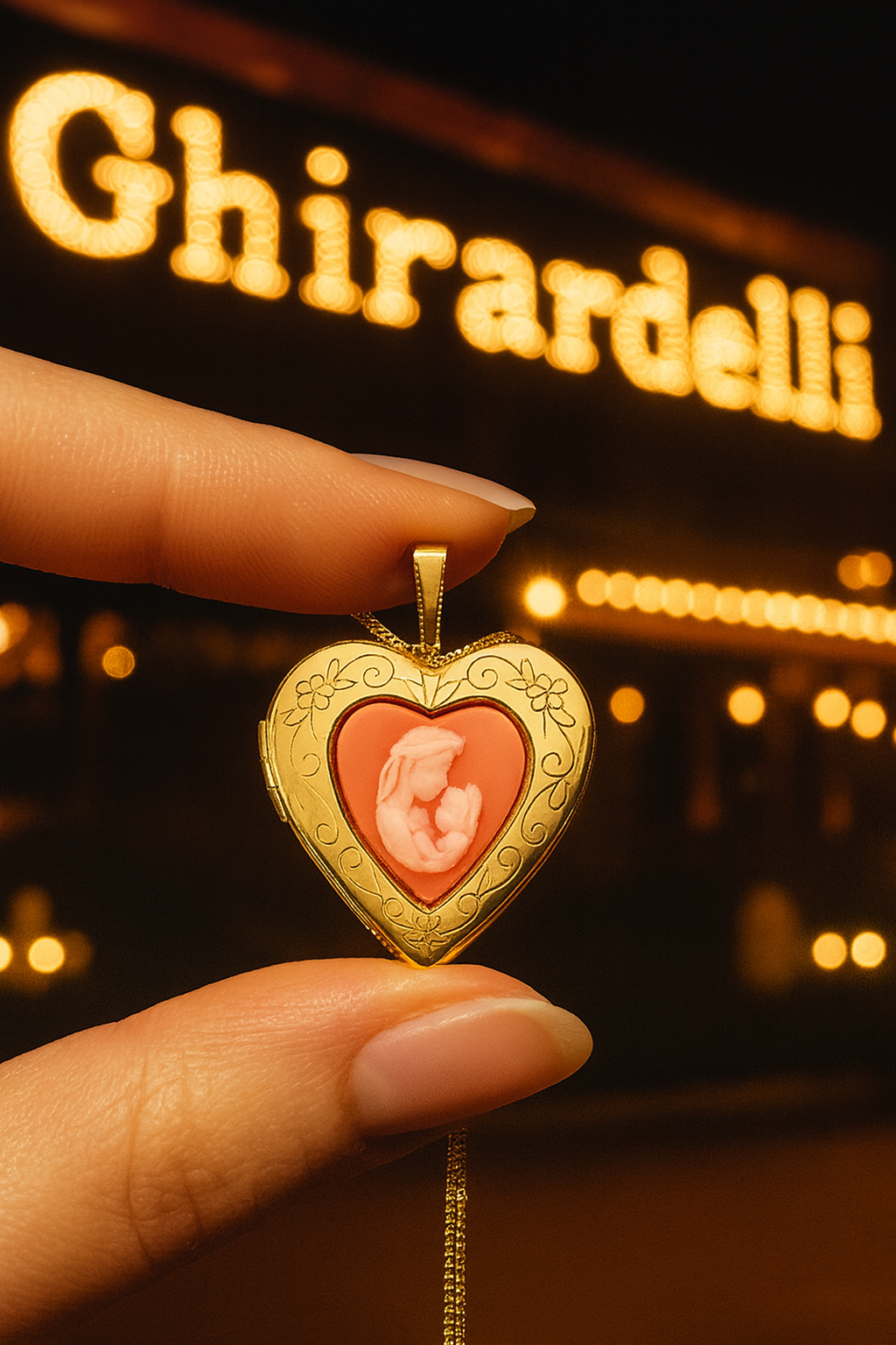 14kt Gold “Foreverbound Heart” Locket