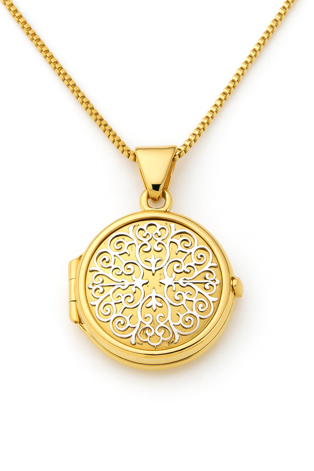 14kt Gold “The Versailles Memory Locket"
