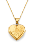 14kt Gold Garden of Memory Locket