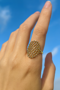 Edenlace – 14kt Gold Stone Ring