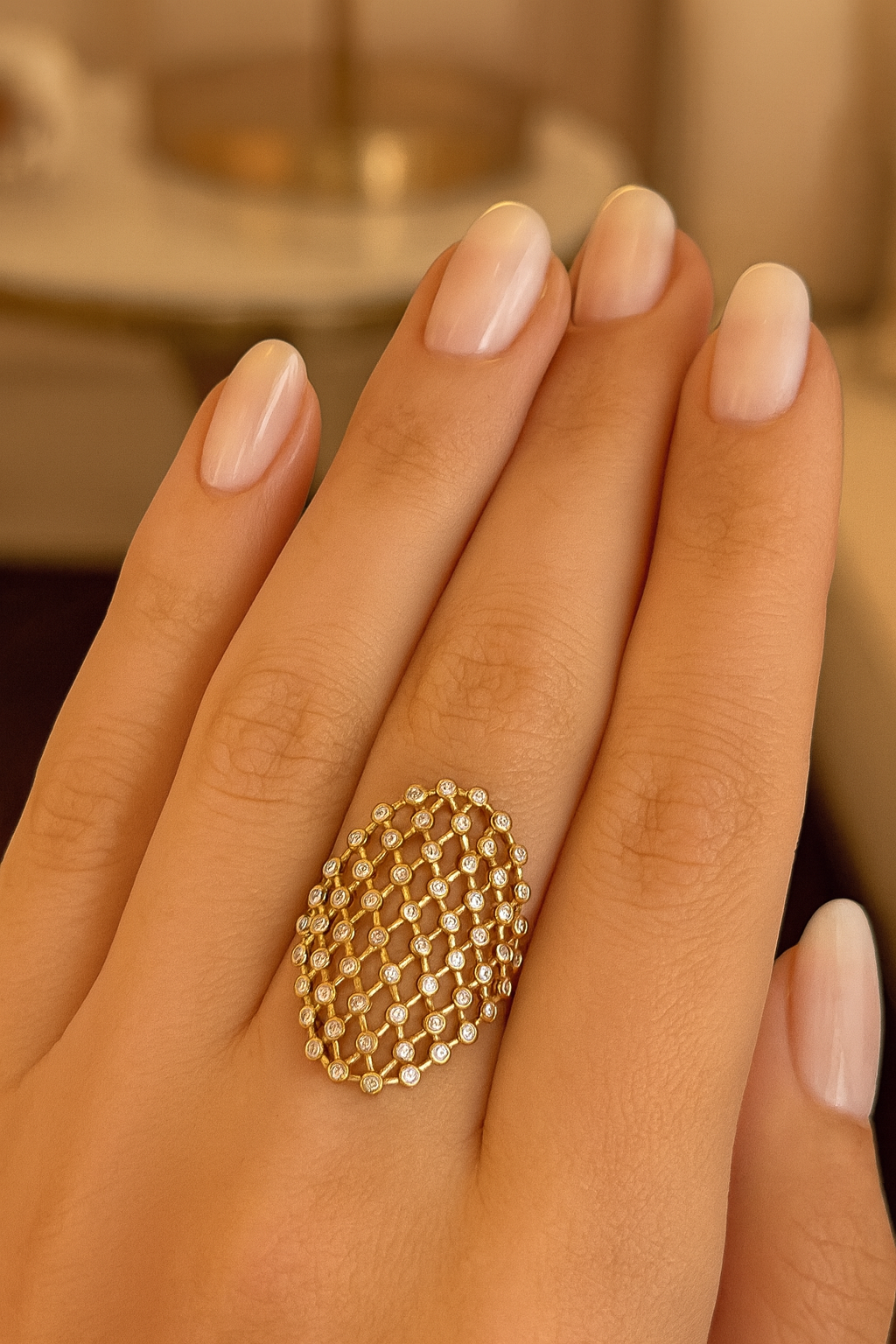 Edenlace – 14kt Gold Diamond Ring