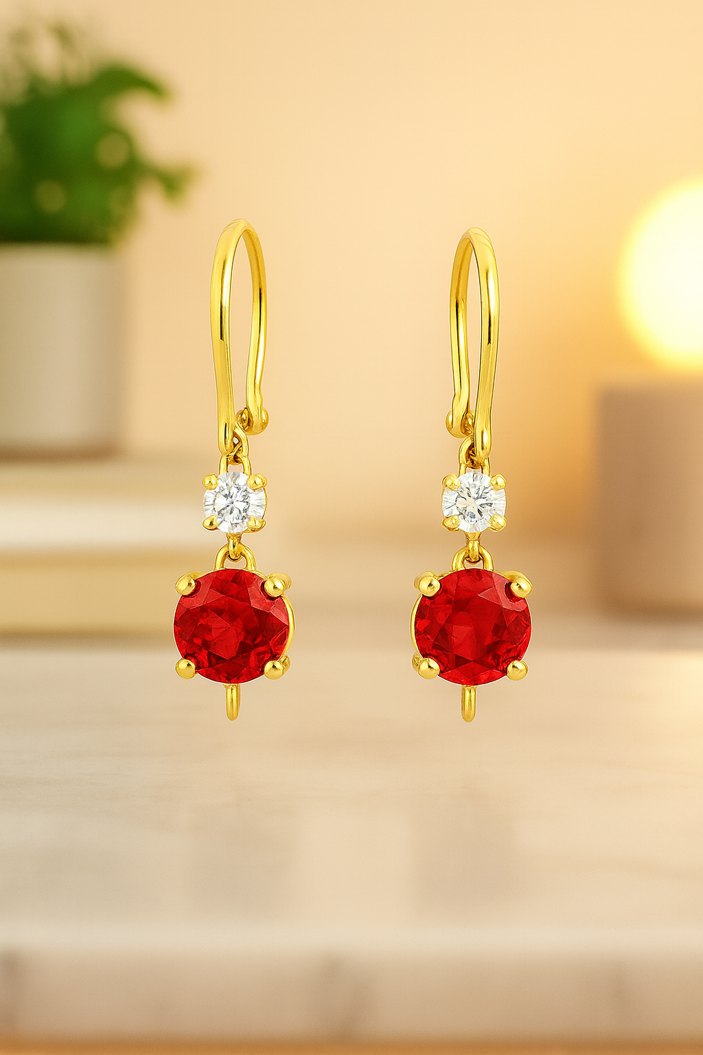 14kt Gold Eden’s Forbidden Flame Drops