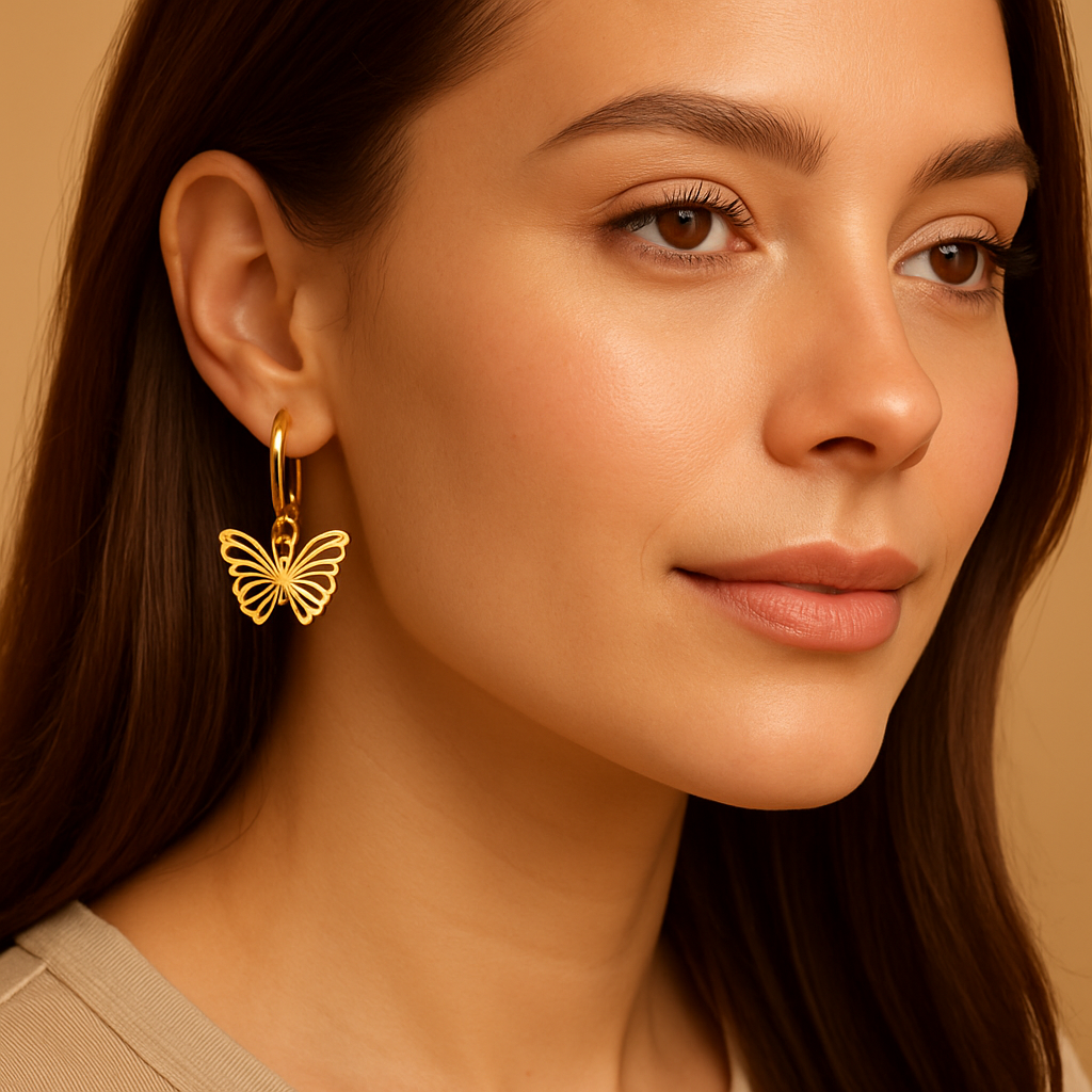 14KT Gold Eden Monarch Drops