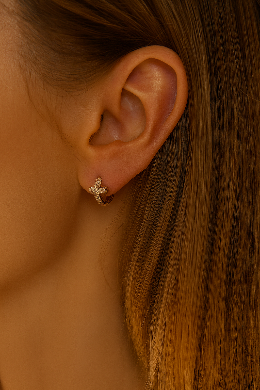 14kt Gold Eden Gracefall Hoops