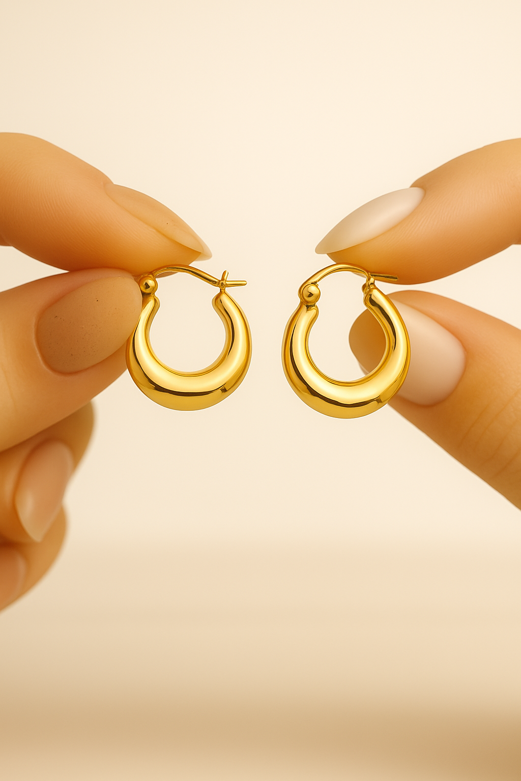 14kt Gold Eden Honeydrop Heirloom Hoops