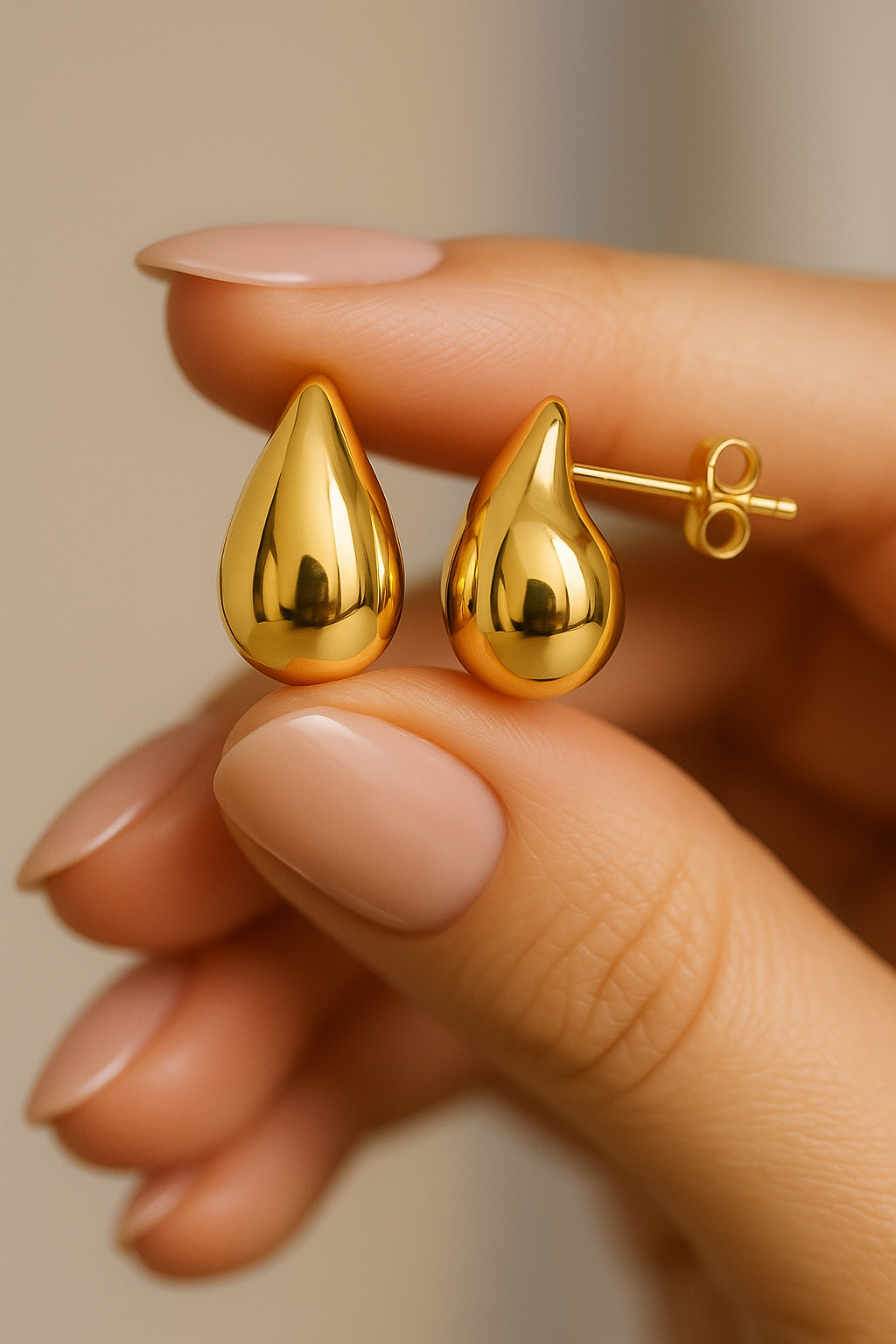 14KT Gold Eden Teardrop Muse Earrings