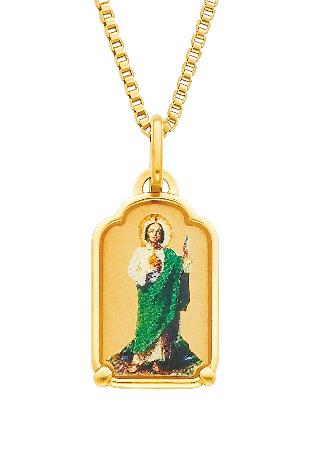 St. Jude Gold Icon Pendant – Eternal Faith Edition