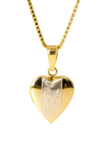 14kt Gold “Eden Whisper Heart Locket Butterfly Edition