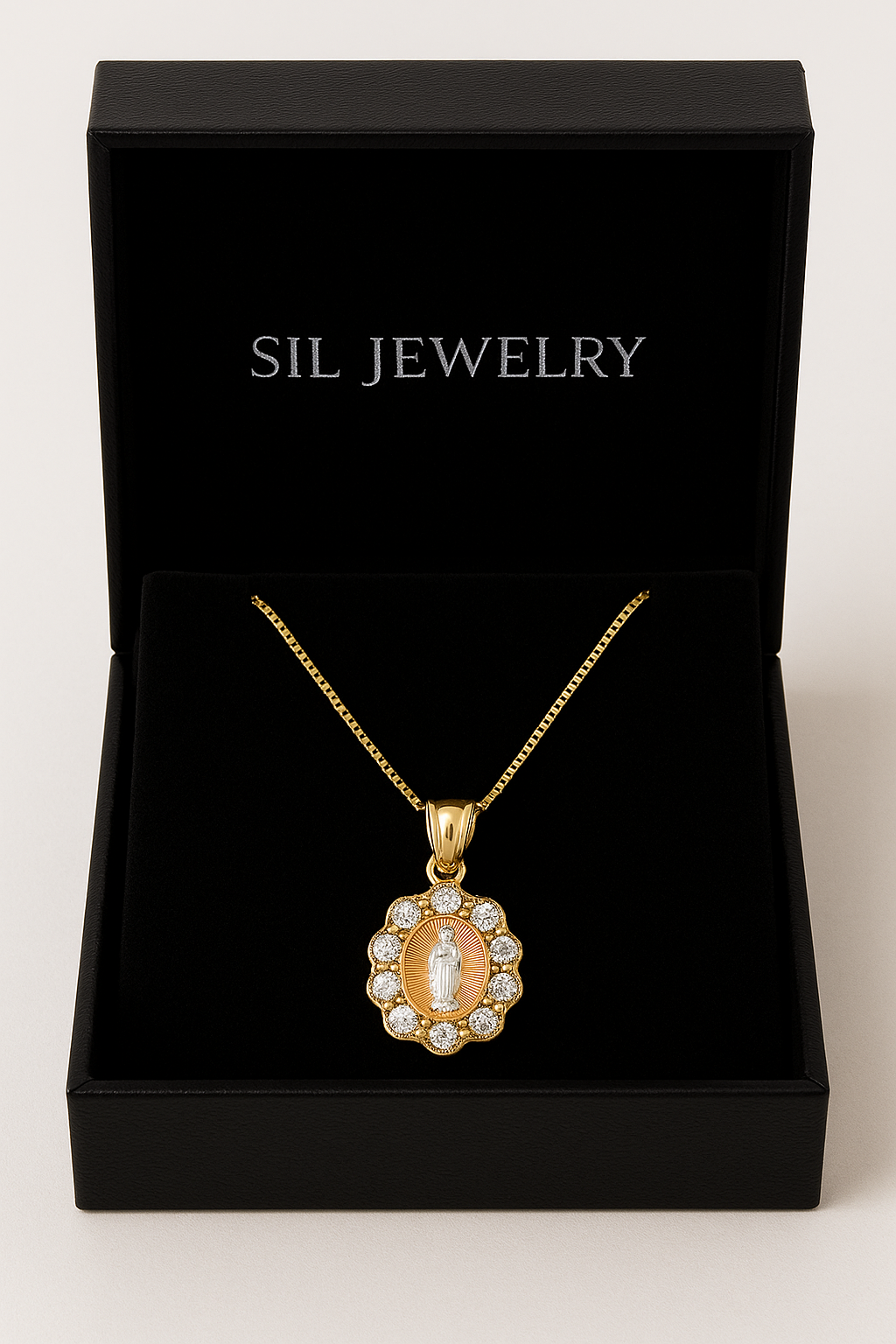 Eternal Muse – 14K Gold Heart Pendant