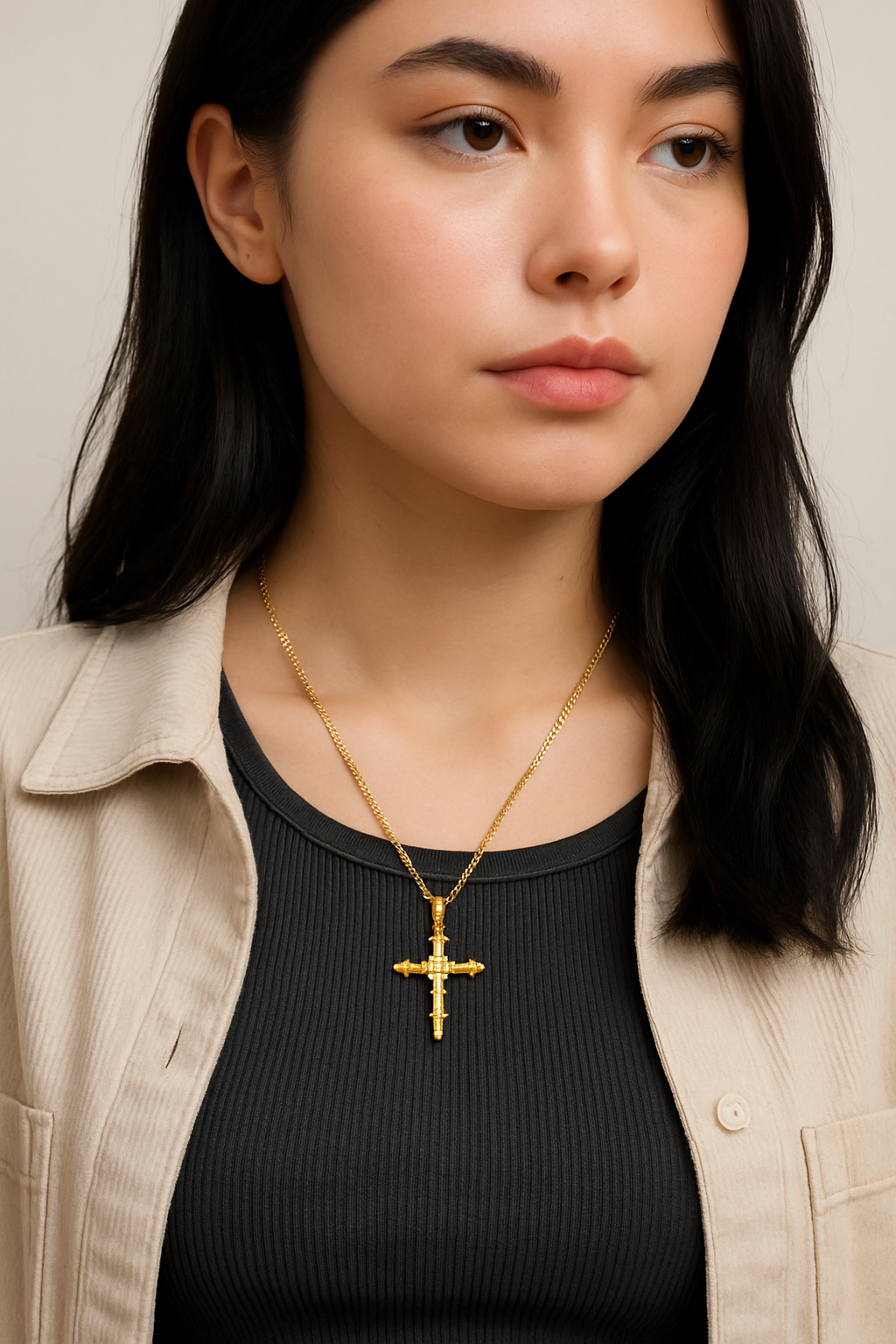 The Sovereign Knot Cross™ – 14KT Solid Gold