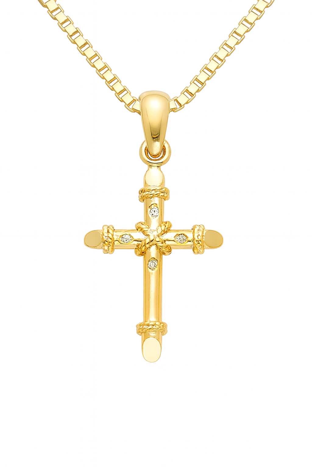 The Sovereign Knot Cross™ – 14KT Solid Gold