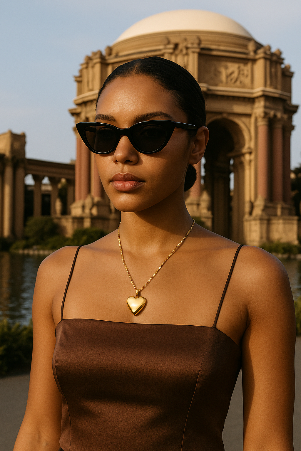 The 14kt Gold “Muse of My Heart” Pendant