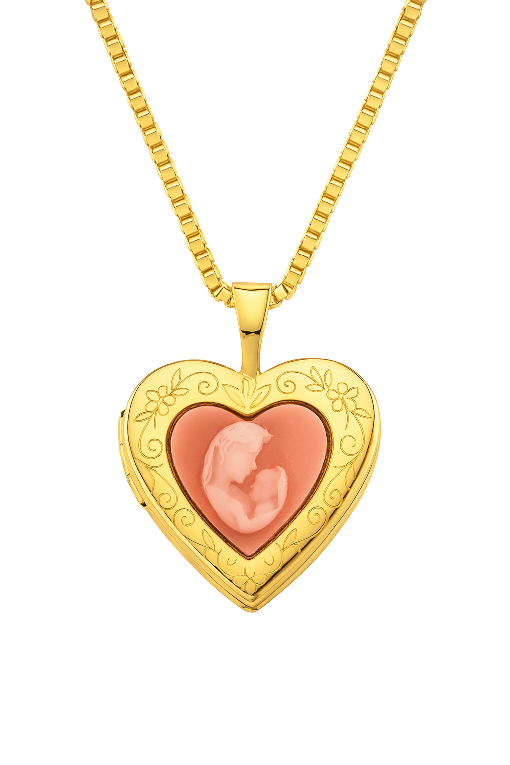 14kt Gold “Foreverbound Heart” Locket
