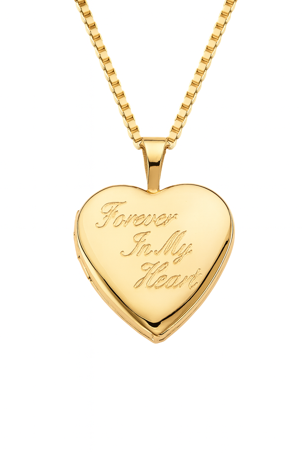 14kt Gold Forever Muse Heart Locket