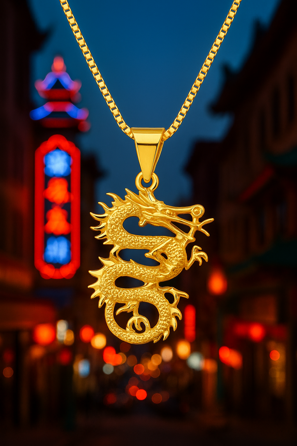 14KT Gold Eden’s Guardian Dragon
