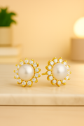 14KT Gold Eden Aurelia Pearl Blossoms