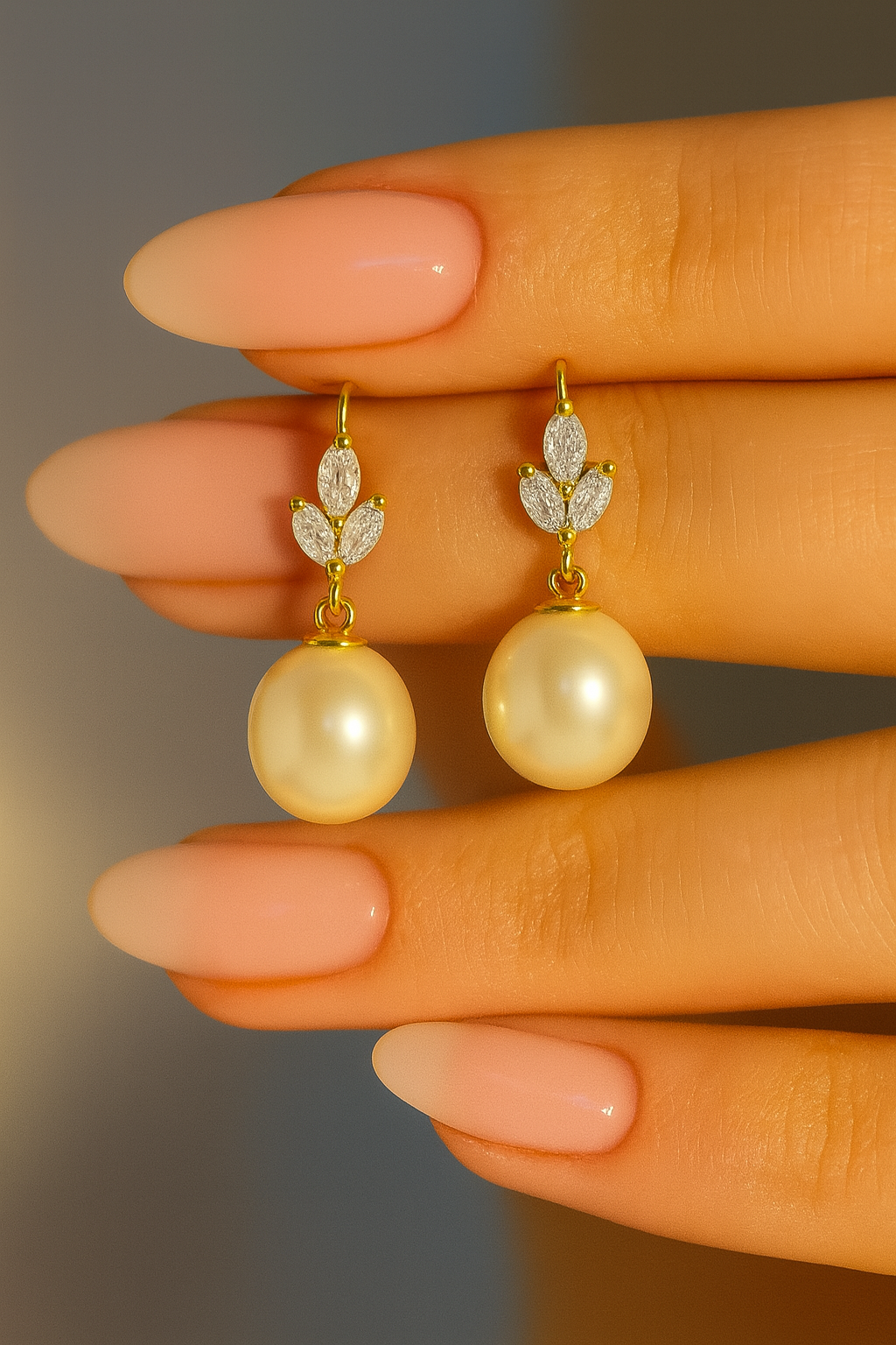 14KT Gold Eden Celestial Pearl Drops