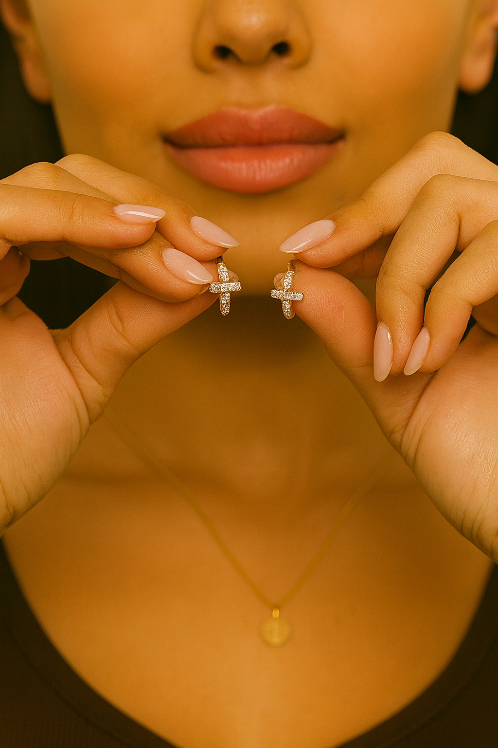 14kt Gold Eden Gracefall Hoops