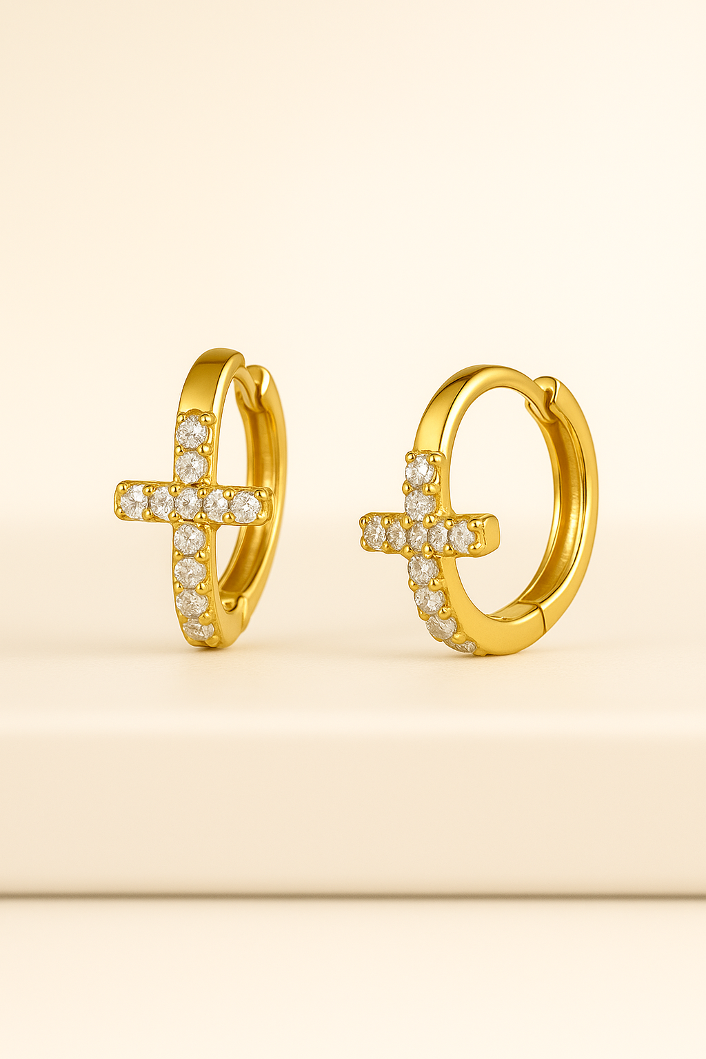 14kt Gold Eden Gracefall Hoops