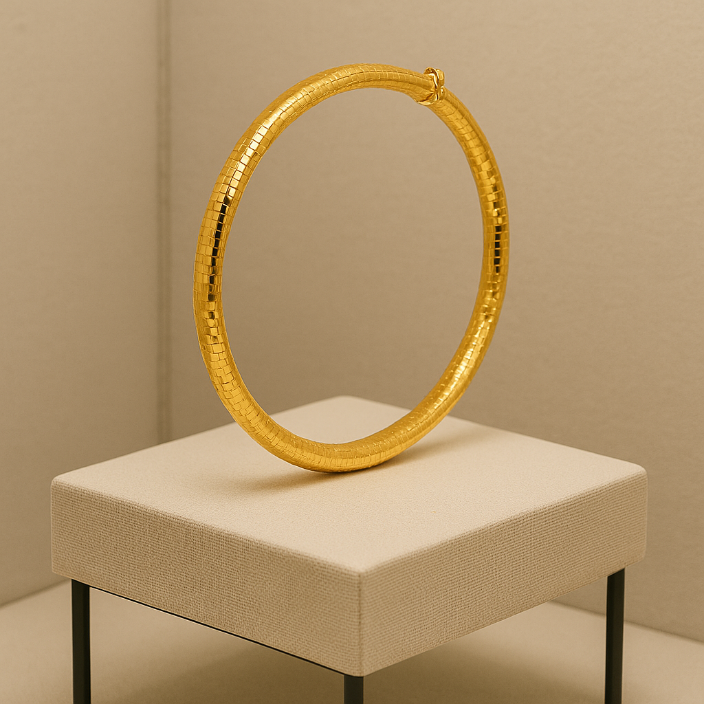 Mirror, Mirror Bangle - 14KT Gold