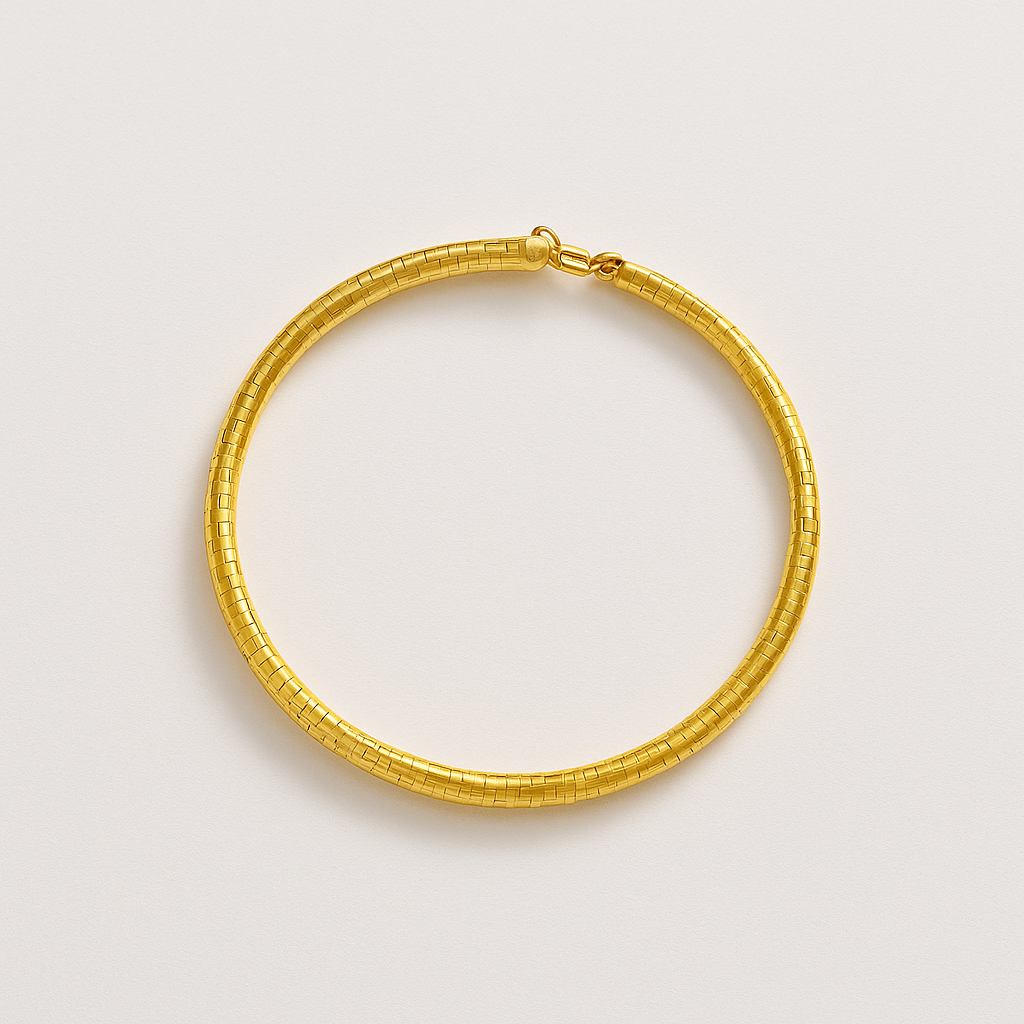 Mirror, Mirror Bangle - 14KT Gold