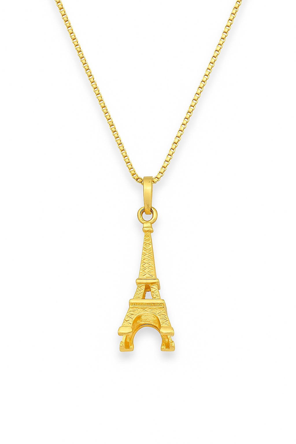 The Parisian Pendant — 14KT Gold Eiffel Tower Necklace